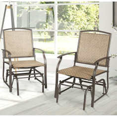 Outdoor Patio Rocking Glider Chairs (1- or 2-Pack) product